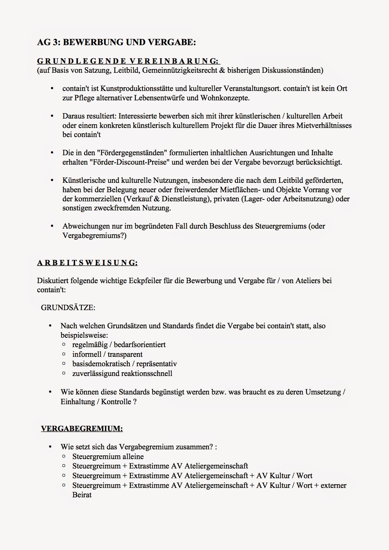 Arbeitsauftrag AG 2 Arbeitsauftrag AG 2